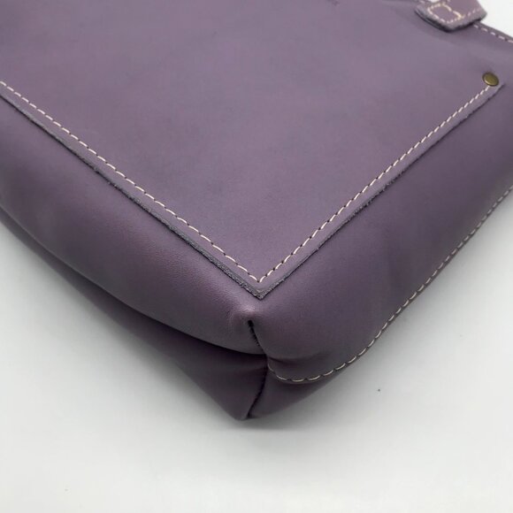 Portland Leather Goods Lavender Mini Crossbody Tote Bag - Picture 9 of 10